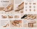 Cristina™ Interchangeable Accent Convertible Heels
